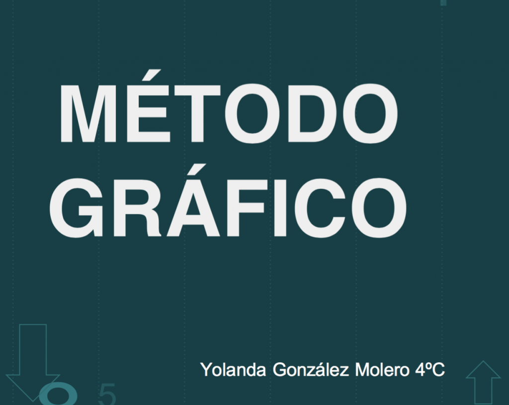MÉTODO GRÁFICO PARA RESOLVER SISTEMAS DE ECUACIONES por Yolanda González